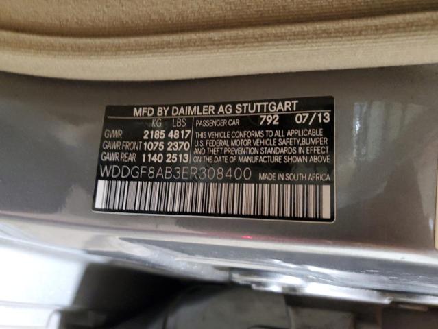 WDDGF8AB3ER308400 - 2014 MERCEDES-BENZ C 300 4MATIC SILVER photo 12