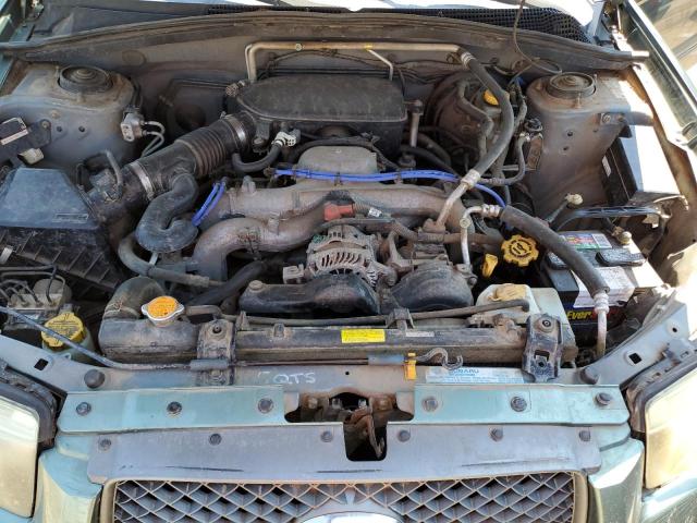 JF1SG67616H750444 - 2006 SUBARU FORESTER 2.5X LL BEAN GREEN photo 12