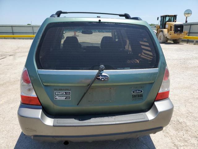 JF1SG67616H750444 - 2006 SUBARU FORESTER 2.5X LL BEAN GREEN photo 6