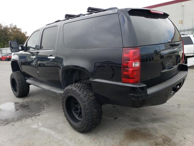 1GNFK36309J107054 - 2009 CHEVROLET SUBURBAN K1500 LTZ BLACK photo 2