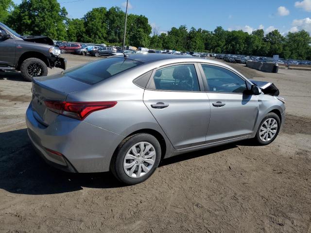 3KPC24A64ME135738 - 2021 HYUNDAI ACCENT SE SILVER photo 3