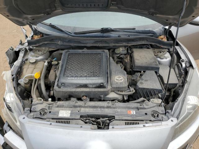 JM1BL1H40A1288434 - 2010 MAZDA SPEED 3 GRAY photo 11