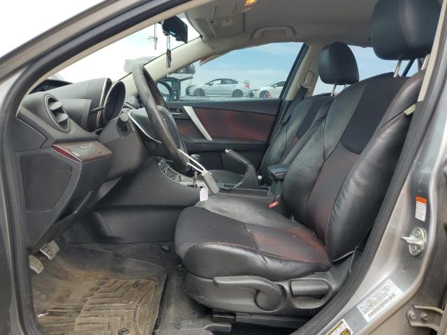 JM1BL1H40A1288434 - 2010 MAZDA SPEED 3 GRAY photo 7