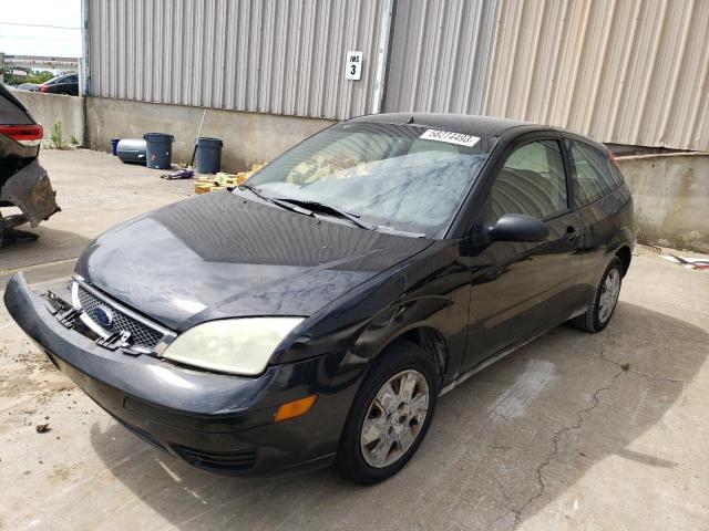 1FAFP31N37W173851 - 2007 FORD FOCUS ZX3 BLACK photo 1