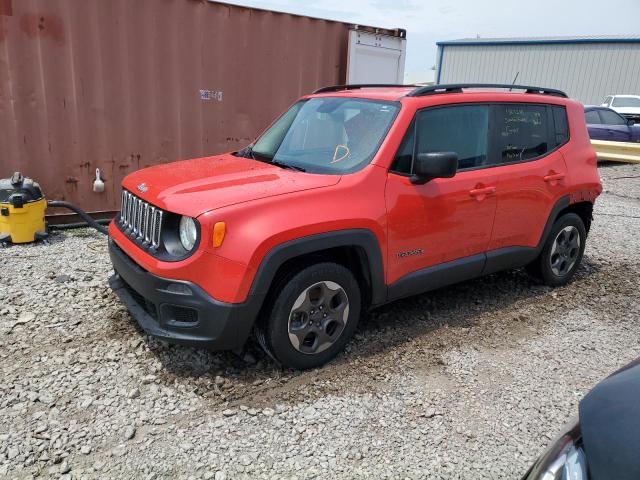 ZACCJAAB5HPE51012 - 2017 JEEP RENEGADE SPORT RED photo 1