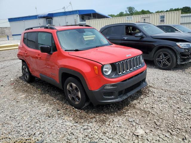 ZACCJAAB5HPE51012 - 2017 JEEP RENEGADE SPORT RED photo 4