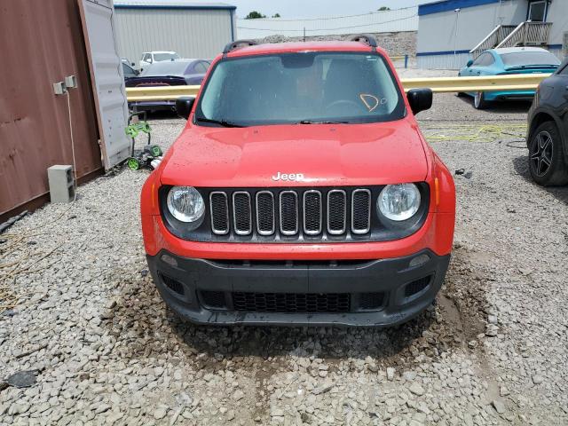 ZACCJAAB5HPE51012 - 2017 JEEP RENEGADE SPORT RED photo 5