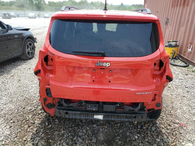 ZACCJAAB5HPE51012 - 2017 JEEP RENEGADE SPORT RED photo 6