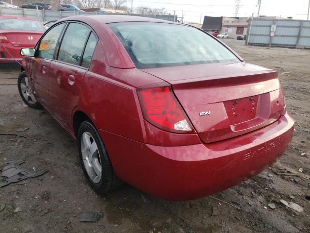 1G8AL55F76Z143578 - 2006 SATURN ION LEVEL 3 BURGUNDY photo 3