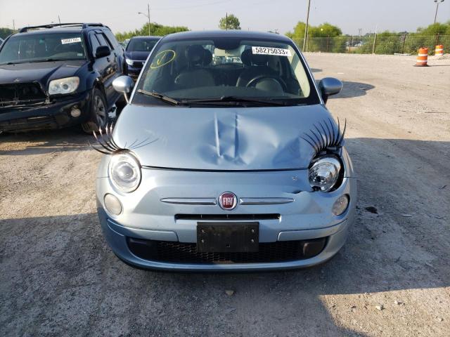 3C3CFFAR6DT634129 - 2013 FIAT 500 POP BLUE photo 5