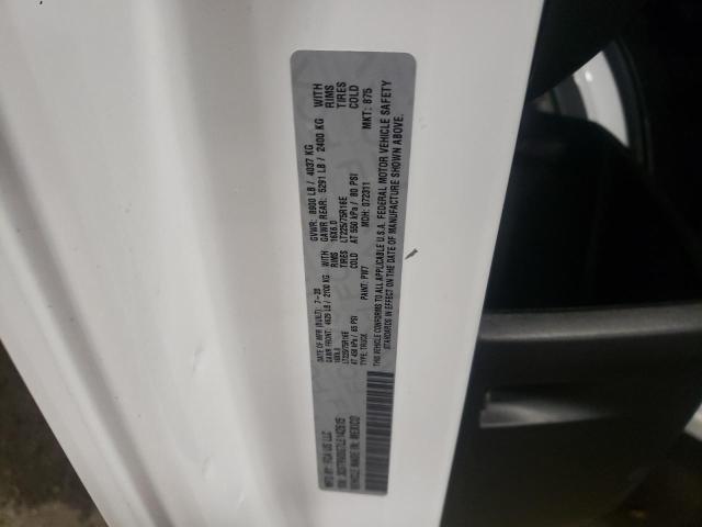 3C6TRVDG7LE142615 - 2020 RAM PROMASTER 2500 HIGH WHITE photo 12