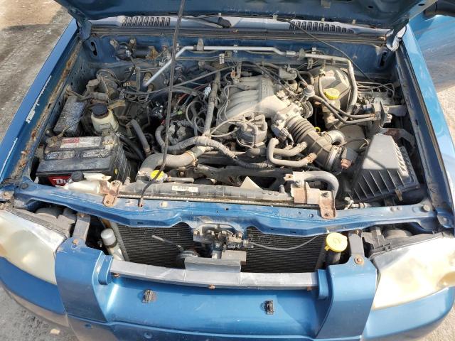 1N6ED29Y54C410714 - 2004 NISSAN FRONTIER CREW CAB XE V6 BLUE photo 11