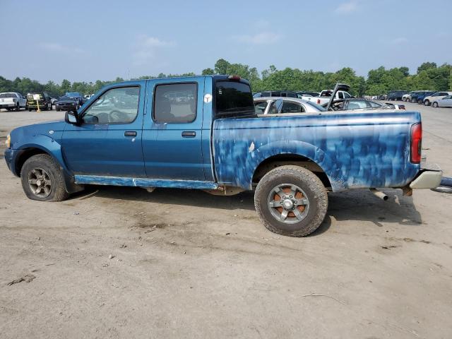 1N6ED29Y54C410714 - 2004 NISSAN FRONTIER CREW CAB XE V6 BLUE photo 2