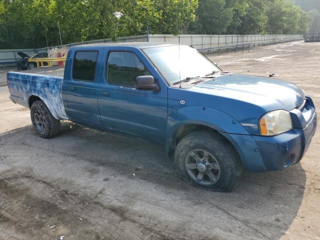 1N6ED29Y54C410714 - 2004 NISSAN FRONTIER CREW CAB XE V6 BLUE photo 4