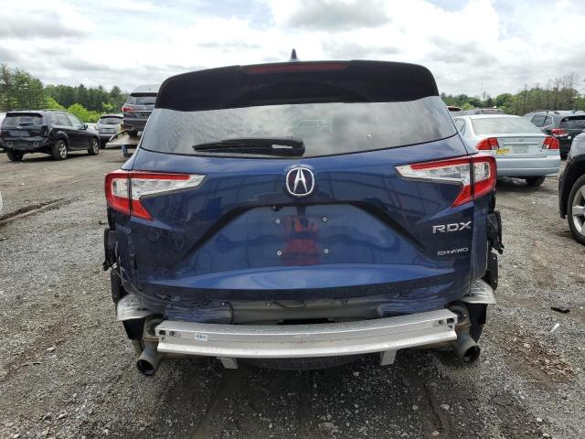 5J8TC2H7XML029139 - 2021 ACURA RDX ADVANCE BLUE photo 6
