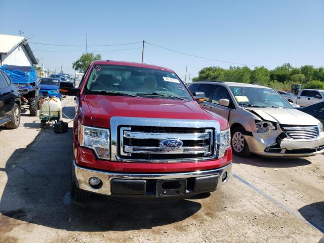 1FTNF1CF3DKE09291 - 2013 FORD F150 BURGUNDY photo 5