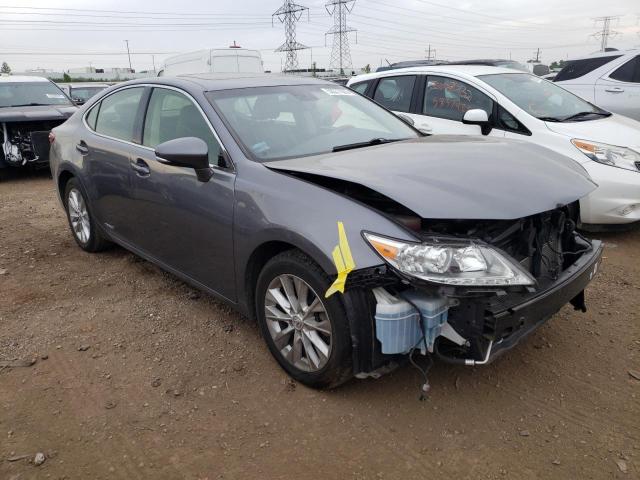 JTHBW1GG2D2009937 - 2013 LEXUS ES 300H GRAY photo 4