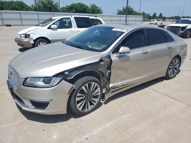 3LN6L5E9XHR655618 - 2017 LINCOLN MKZ RESERVE BEIGE photo 1