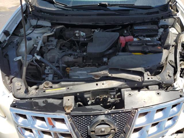 JN8AS5MT8BW183541 - 2011 NISSAN ROGUE S WHITE photo 11