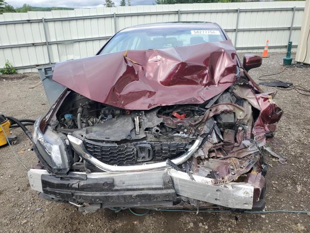 19XFB2F82EE217593 - 2014 HONDA CIVIC EX MAROON photo 5