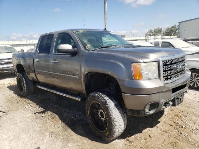 1GT125E80CF189440 - 2012 GMC SIERRA K2500 DENALI GRAY photo 4