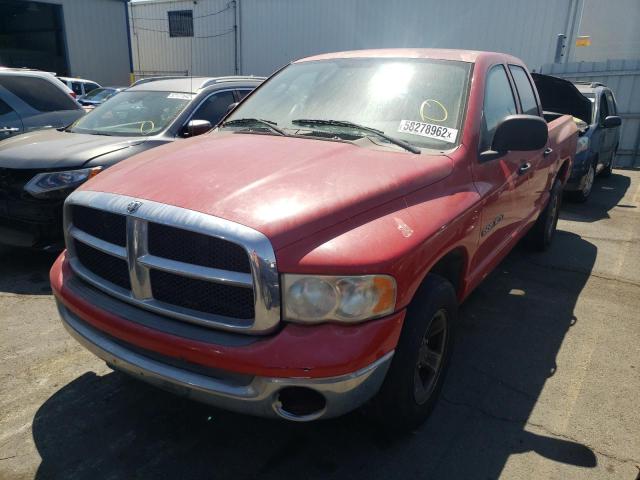 1D7HA18NX5S140533 - 2005 DODGE RAM 1500 ST RED photo 2