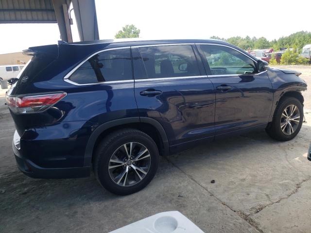 5TDKKRFH7GS177236 - 2016 TOYOTA HIGHLANDER XLE Mavi foto 3