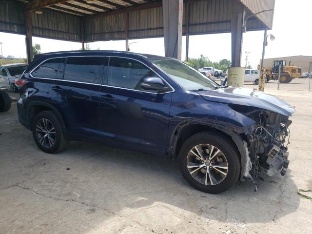 5TDKKRFH7GS177236 - 2016 TOYOTA HIGHLANDER XLE Mavi foto 4