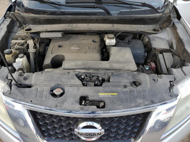 5N1AR2MN7EC628117 - 2014 NISSAN PATHFINDER S SILVER photo 12