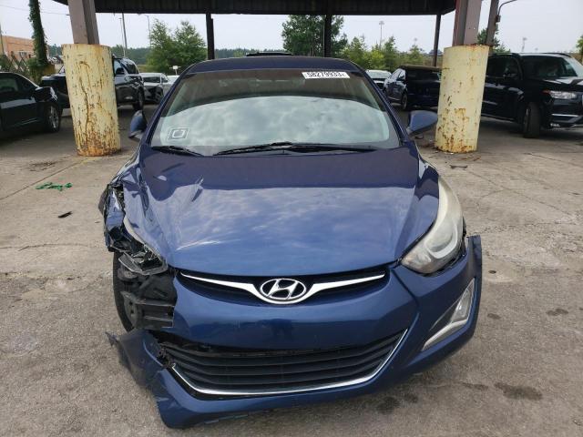 5NPDH4AE3FH622518 - 2015 HYUNDAI ELANTRAGLS SE BLUE photo 5