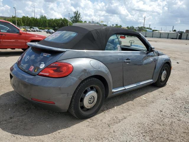 3VW5P7AT8DM810415 - 2013 VOLKSWAGEN BEETLE GRAY photo 3