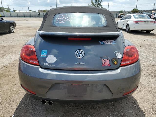 3VW5P7AT8DM810415 - 2013 VOLKSWAGEN BEETLE GRAY photo 6