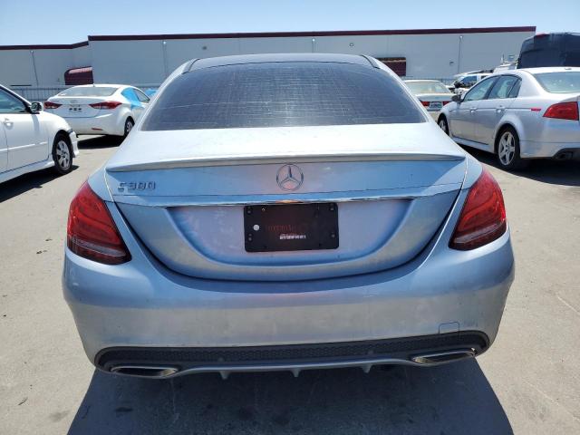 55SWF4JB1FU090624 - 2015 MERCEDES-BENZ C 300 GRAY photo 6