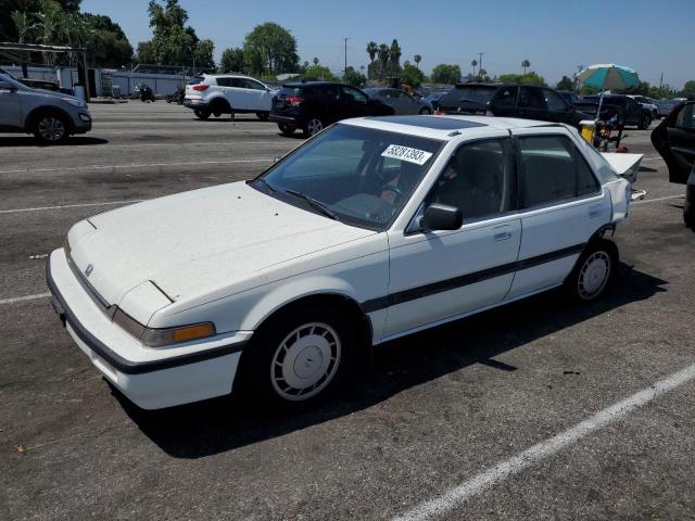 JHMCA5643KC020258 - 1989 HONDA ACCORD LXI WHITE photo 1