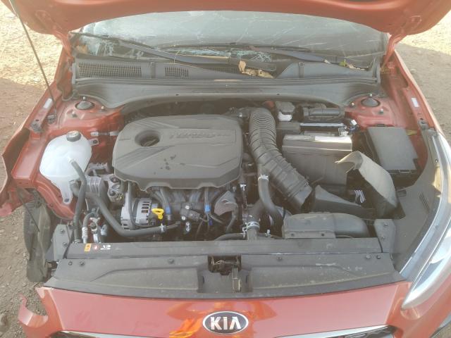 3KPF44AC8LE160170 - 2020 KIA FORTE GT ORANGE photo 7