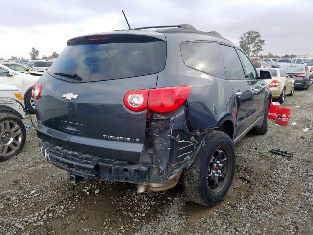 1GNKVFED9CJ365954 - 2012 CHEVROLET TRAVERSE LS  photo 4