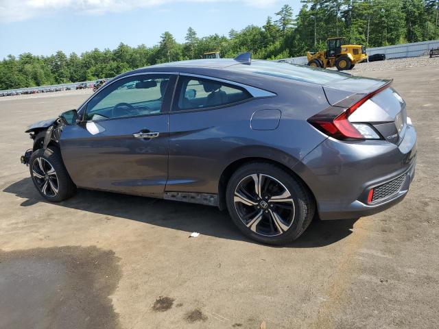 2HGFC3B97GH351283 - 2016 HONDA CIVIC TOURING GRAY photo 2