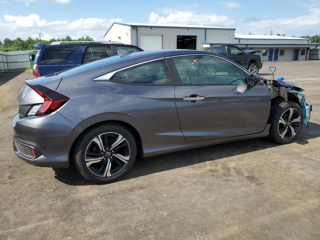 2HGFC3B97GH351283 - 2016 HONDA CIVIC TOURING GRAY photo 3