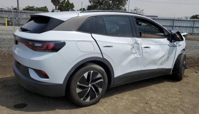 WVGTMPE26MP034960 - 2021 VOLKSWAGEN ID.4 PRO S WHITE photo 3