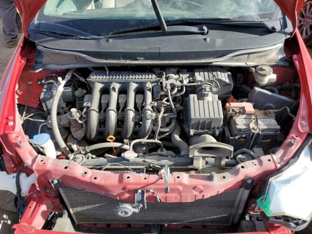 JHMZE2H39DS005421 - 2013 HONDA INSIGHT RED photo 11