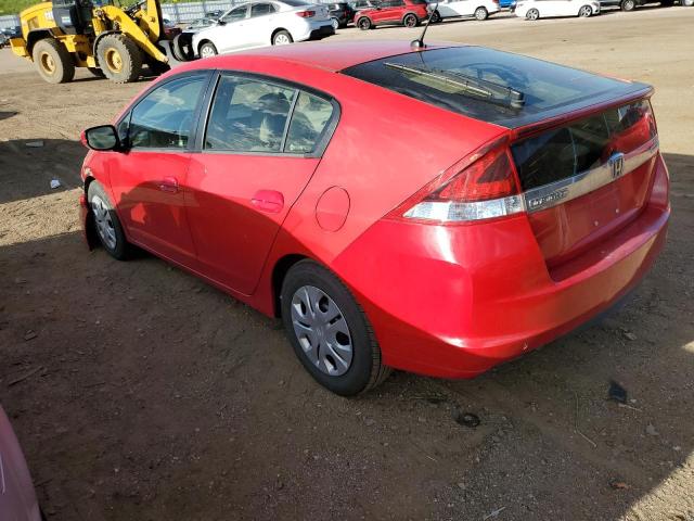 JHMZE2H39DS005421 - 2013 HONDA INSIGHT RED photo 2