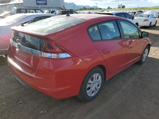 JHMZE2H39DS005421 - 2013 HONDA INSIGHT RED photo 3