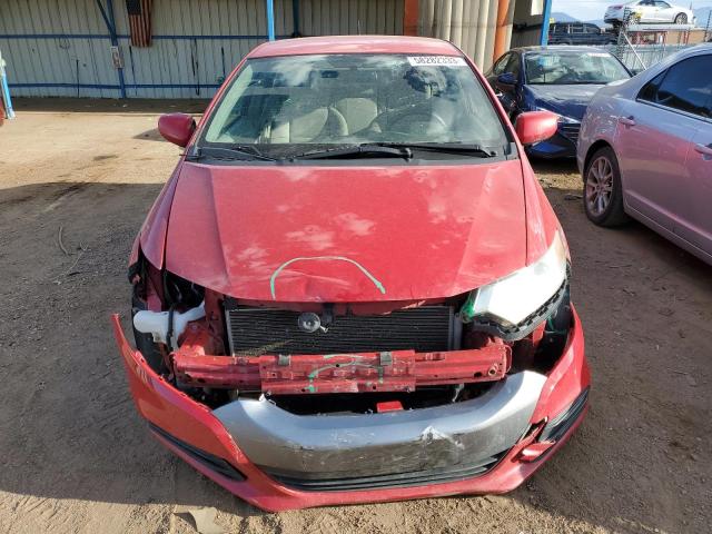 JHMZE2H39DS005421 - 2013 HONDA INSIGHT RED photo 5