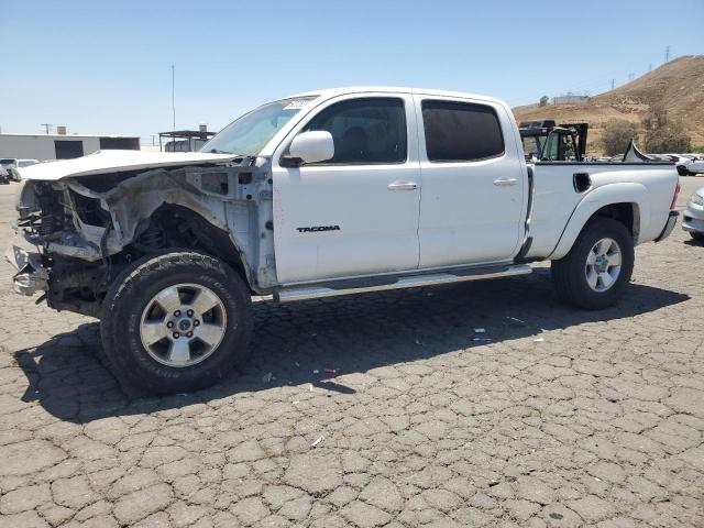 5TEKU72N67Z457243 - 2007 TOYOTA TACOMA DOUBLE CAB PRERUNNER LONG BED WHITE photo 1