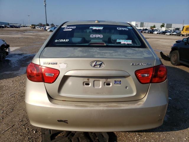 KMHDU46D68U287237 - 2008 HYUNDAI ELANTRA GLS GOLD photo 6