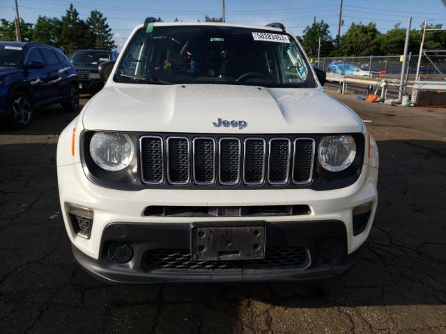 ZACNJBA16KPK07430 - 2019 JEEP RENEGADE SPORT WHITE photo 5