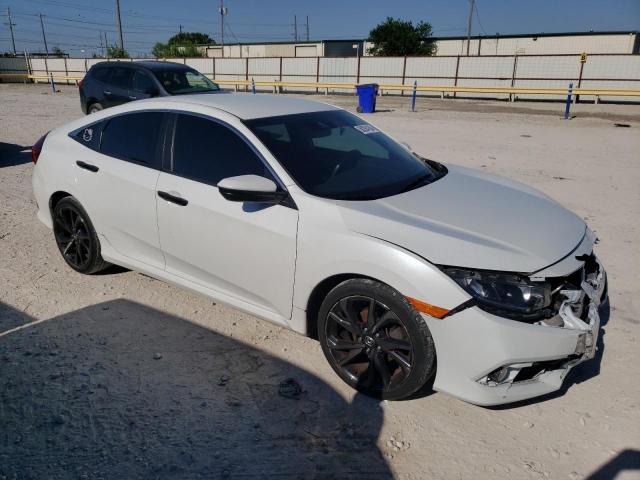 19XFC2F83KE201394 - 2019 HONDA CIVIC SPORT WHITE photo 4