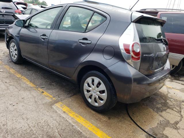 JTDKDTB38D1548110 - 2013 TOYOTA PRIUS C GRAY photo 2