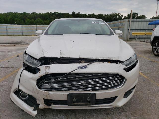 3FA6P0HDXER207537 - 2014 FORD FUSION SE WHITE photo 5