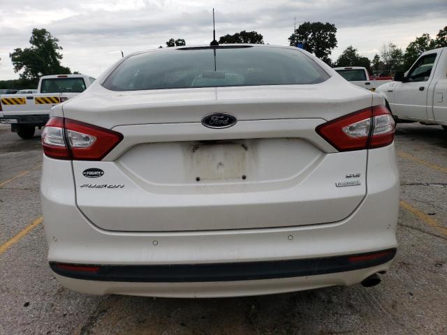 3FA6P0HDXER207537 - 2014 FORD FUSION SE WHITE photo 6